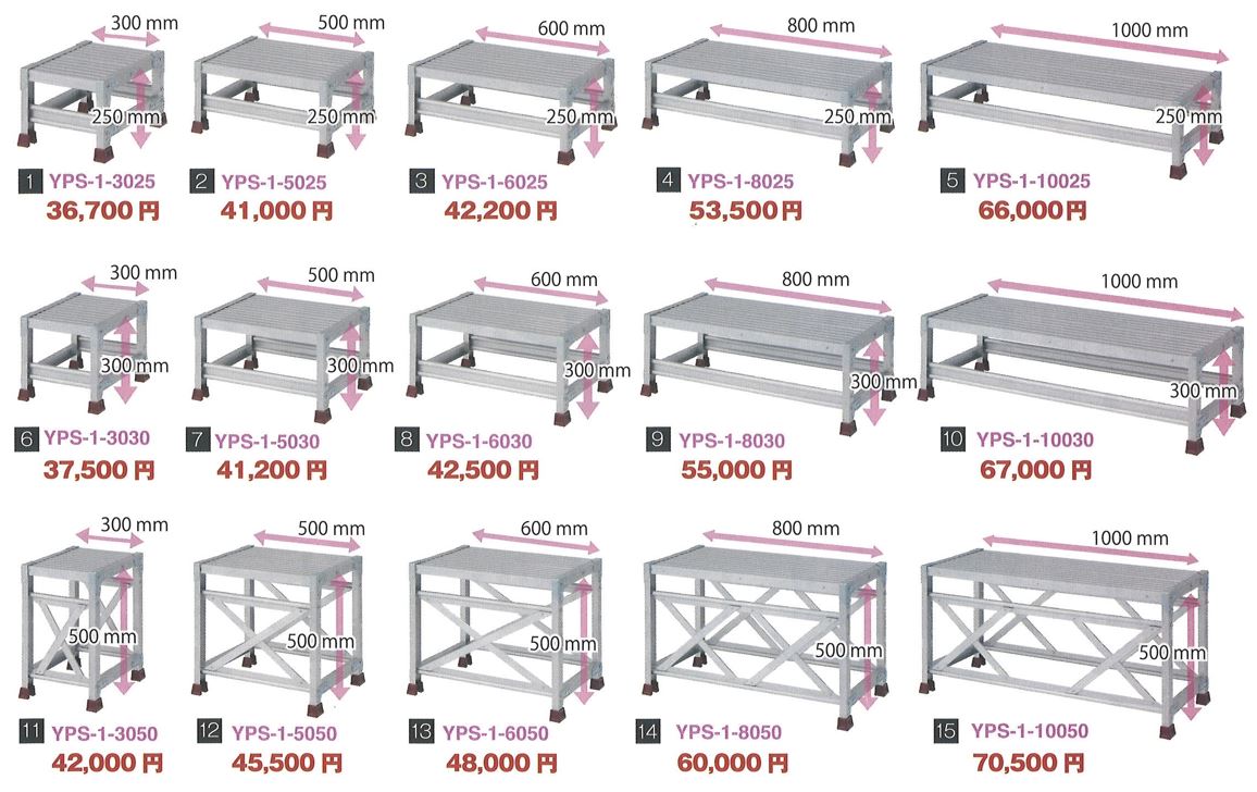 山善 YAMAZEN YPS-1-6030 直送 作業台 1段