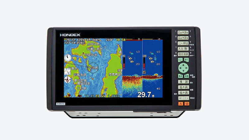 乐天商城 - ご予約受付中●振動子TD28付属●●PS900GP2●ホンデックス 9型ワイド GPS 魚探 PS900GP2GPSアンテナ内蔵仕様 600W 50/200KHz 2周波 魚群探知機本多電子