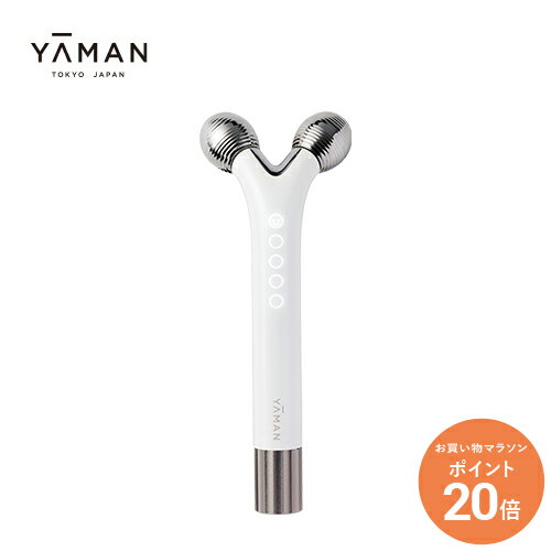 【P20倍★8/4 20:00から8/11 1:59】美顔 美容 ローラー 美顔器 【ヤーマン公式】《WAVY mini ウェイビー ミニ EP16W》 ホワイト|フェイスケア EMS マイクロカレント 防滴 フェイスライン 目もと 口もと 頬 プレゼント ギフト 女性