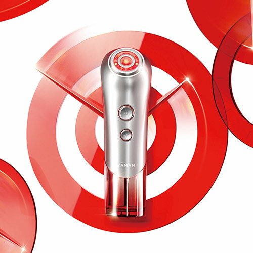 【ヤーマン公式】RF美顔器シリーズに新モデル登場。RF(ラジオ波)と赤色LEDでより潤い溢れるお肌へ(YA-MAN)Bloom Red(ブルーム レッド)