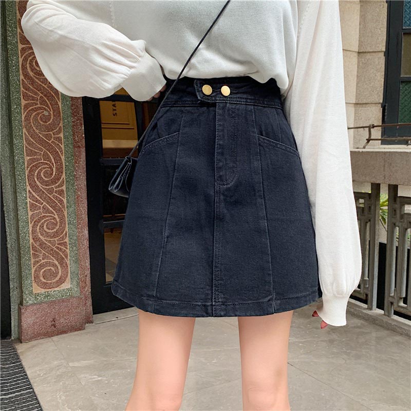 【SS半額OFF】ハイウエスト ジーンズ 夏 ミニスカート レディース デニムスカート ミニ丈 膝上丈 ジーンズ ボトムス カジュアル 可愛い フェミニン きれいめ おしゃれ お出かけ デイリー 大きいサイズ 普段着 お洒落 カジュアル ボトムス 美脚 2