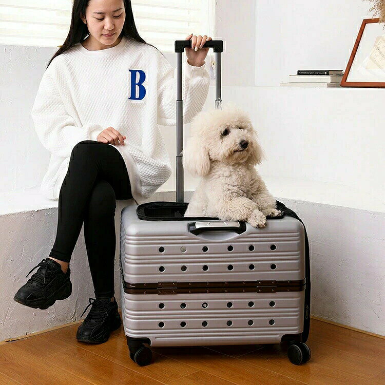 ペットキャリー ペットカート 猫 犬兼用 ストッパー機能搭載 ペット 小型犬 中型犬...