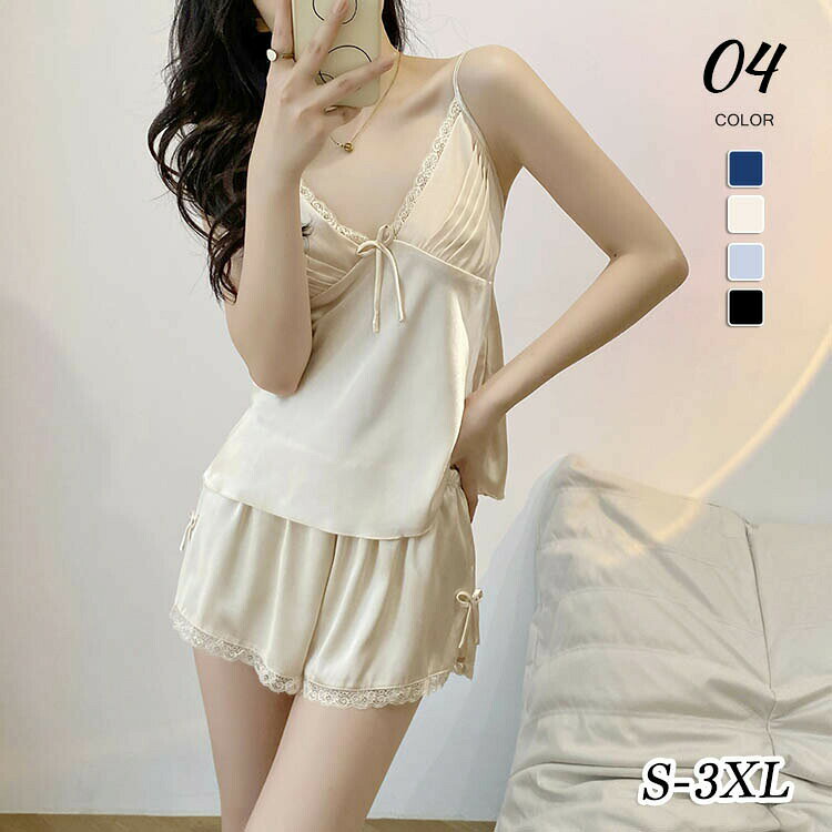 パジャマ レディース 春夏 ルームウェア 婦人 部屋着 寝間着 キャミソール 半ズボン パジャマ上下 ナイトウェア 寝巻き ナイトウェア 女性 大人可愛い ルームウェア 修学旅行 パジャマセットアップ おしゃれ