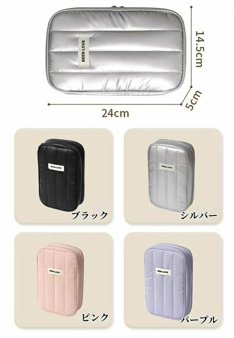 ＼マラソンP2倍+最大2000円OFF／収納 小物 ポーチ 多機能 トラベルポーチ PC周辺小物入れ 防水 ふわふわ 韓国風 ケーブルケース 充電器ケース ガジェットケース yaboo-10016231 日用雑貨ヤブーショップ楽天市場店 サンプル画像2
