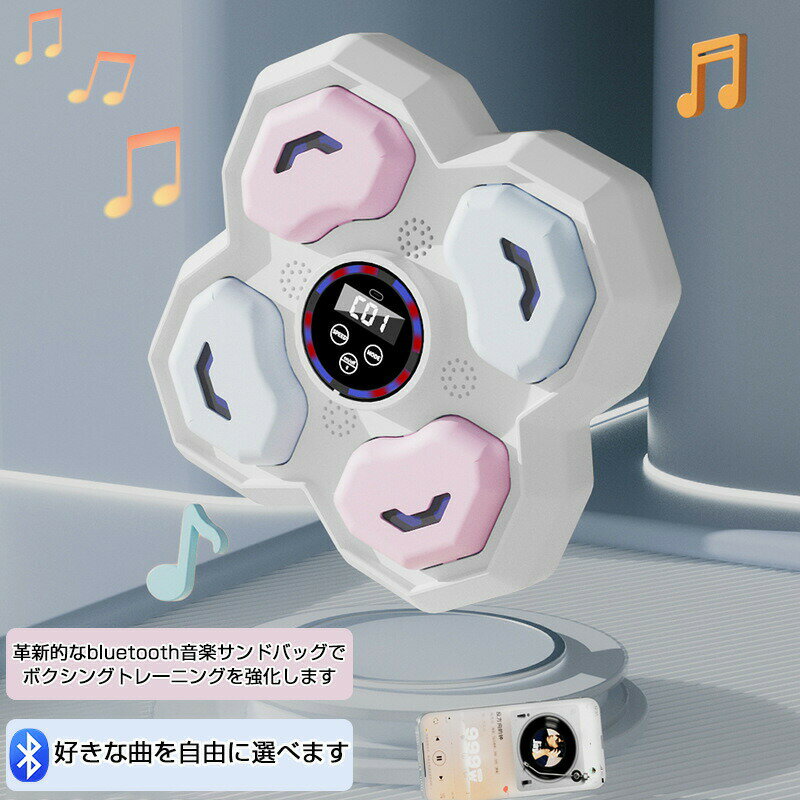 【SS最大P5】音楽ボクシングマシン スマート ディスプレイ付き 子供 大人 音楽ボク...