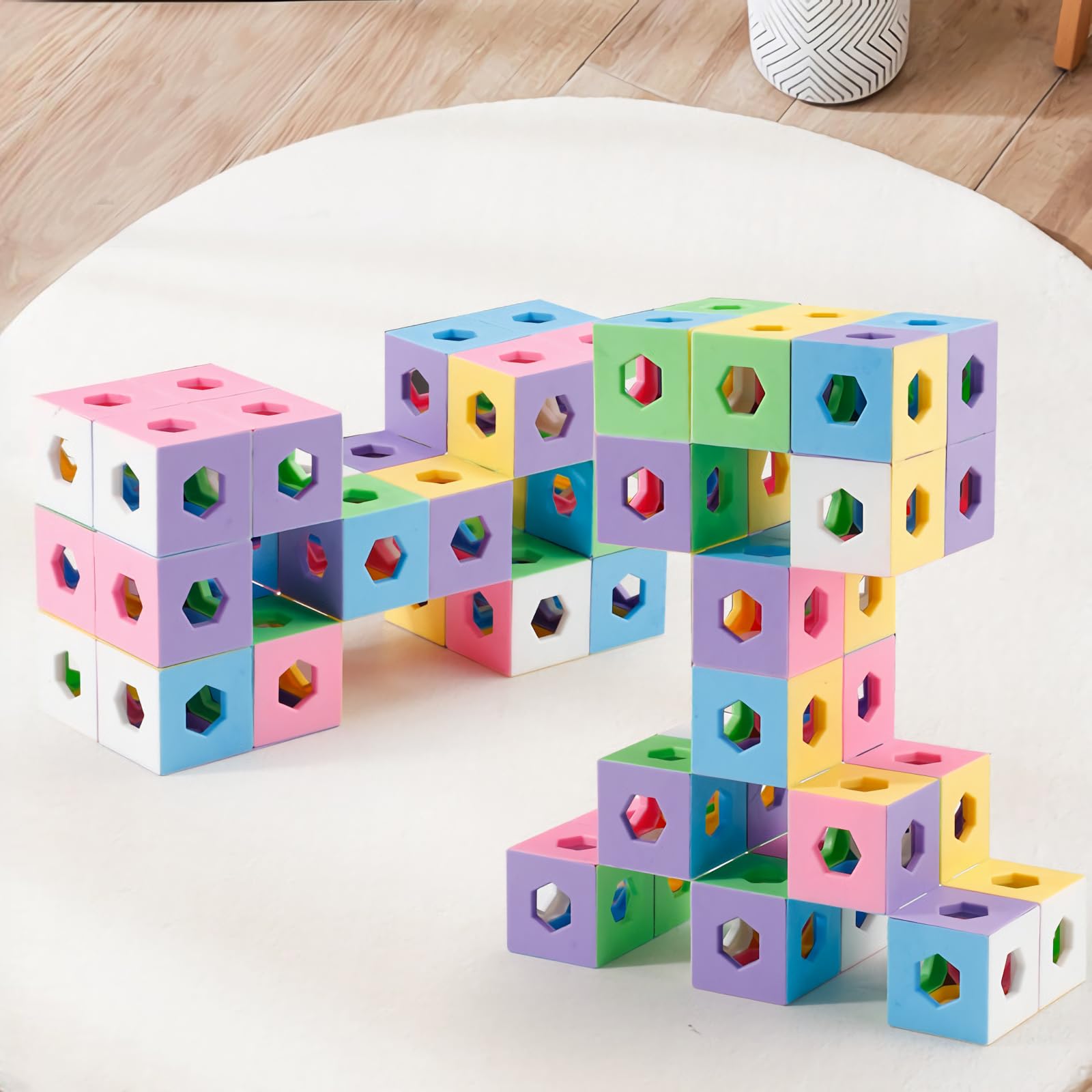Puzzle - 【最大2000OFF】おもちゃ 知育玩具 立体パズル 脳トレ 積み木 144PCS 形状変換 観察力 想像力 6歳以上 男の子 女の子 子供 大人 高齢者 プレゼント（6歳以上）