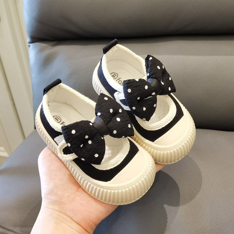 キッズ ベビー 上履き うわばき ベビーシューズ リボン 子供 ファーストシューズ ...