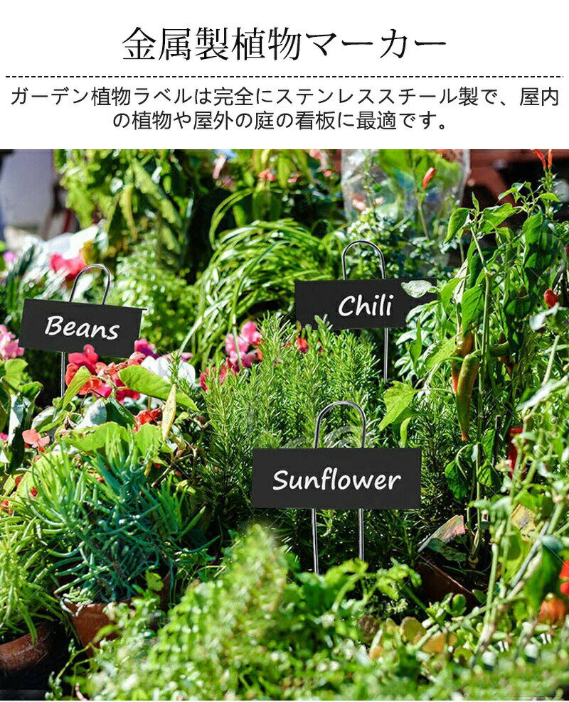 【SS最大P5】園芸用ラベル 名入れ 植物ラベル 鉄製 金属製 T型 防錆 プランツラベ...