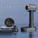 ヘアドライヤー コードレスドライヤー 冷風 温風 6段階調整 タッチパネル 15000mAh大容量 専用スタンド ドライヤー 速乾性 大風量 急速充電 セットノ...