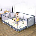 6ヶ月-3歳の赤ちゃん (1.2*1.8m)360°広角 子供用ゲームフェンス 防護フェンス 児ガードレール ベビーサークル プレイヤード フェンス布 メッシュ...