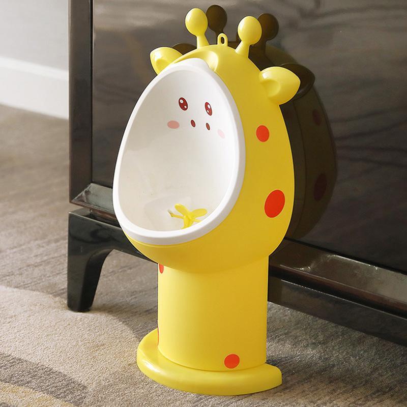 日用雑貨ヤブーショップ楽天市場店のおまる ベビー 男の子用 子ども用便器 補助便器 小便器 キリン 動物 おまる練習 トイレ練習 トイレトレーニング 掃除らくらく かわいい 取り外し可｜アングル3