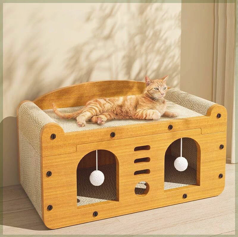 猫ベッド 猫爪とぎ 爪研ぎ 猫 爪研ぎ ペットベッド ペットソファ ダンボール スクラッチャー ガリガリ 爪とぎシート つめとぎ 猫おもちゃ 猫ベッド ストレス解消 丸形 段ボール 爪磨き おしゃれ 可愛い 人気 愛猫が入りたくなるすり 組み立て簡単