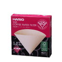 ハリオ HARIO v60 フィルター ろ紙 ロシ 1〜2杯用 40枚入り VCF-01-40M | 美味しいコーヒー ペーパードリップ フィルターコーヒー 1〜2杯用 雑味少ない アロマ パルプ100% 使い捨てタイプで清潔 おうちカフェ