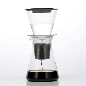 イワキ・ウォータードリップサーバー KT8644-CL1 | 実用容量440ml 水出し コーヒー 珈琲 耐熱ガラス