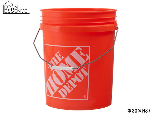 東谷 バケツ オレンジ Φ30×H37 US50313-06 ゴミ箱 洗車 アメリカ製 USA アウトドア カラフル ポップ ア..