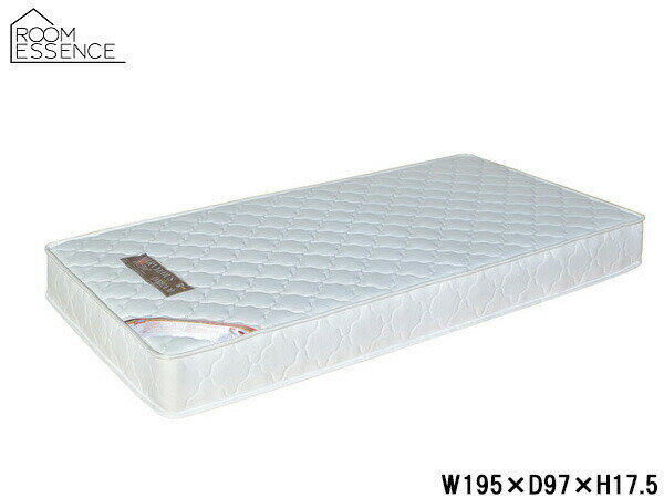 【最大2000円OFFクーポン～12/6(土)9:59まで】東谷 ポケットコイルマットレス シングル ホワイト W195×D97×H17.5 MP-321-S ベッド 寝具 寝心地 快適 安眠 メーカー直送 送料無料
