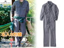 【5/9 20時〜5/15★エントリーでP5倍★】名入れ刺繍 長袖ジャンプスーツ 1110 グレー M 1着 クレヒフク 春夏秋冬 ツナギ 作業着 ユニフォーム...