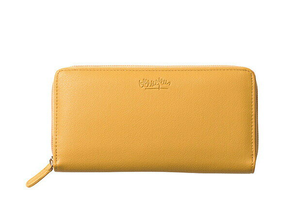 【三日間限定★エントリーP5倍！11/14 10時〜11/16】アッシュエル ラウンドファスナー長財布 イエロー S-HLL163026YE 内祝い お祝い ギフト プレゼント