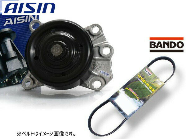 パッソ KGC30 KGC35 アイシン ウォーターポンプ WPT-186 外ベルト 1本 バンドー H22.12～H26.04 送料無料