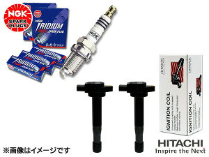 【最大2000円OFF！クーポン対象店★5/1～6 9:59まで】ジムニー シエラ JB43W NGK MAX プラグ イリジウム 2574 BKR6EIX-11P 4本 日立 イグニッションコイル U12S03-COIL 2本 H22.08～H30.7