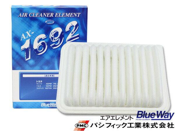 ベルタ NCP96 エアエレメント エアー フィルター クリーナー パシフィック工業 BlueWay AX-1692