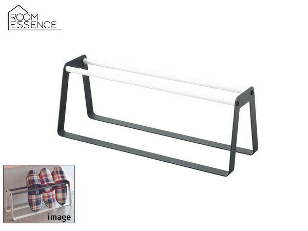 【BLACK FRIDAY期間中エントリーP5倍】東谷 スリッパラック グレー/ホワイト スリッパ立て おしゃれ 組立式 LFS-090GYW あずまや メーカ...