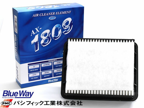 ボンゴ ブローニィー TRH200M GDH206M エアエレメント エアー フィルター クリーナー パシフィック工業 BlueWay AX-1809