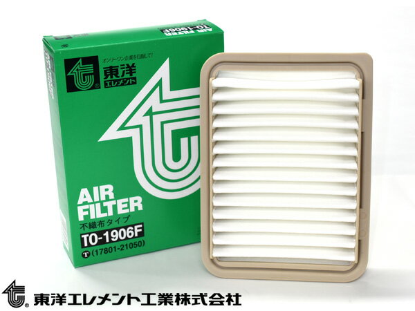 ベルタ NCP96 エアエレメント エアー フィルター クリーナー 東洋エレメント TO-1906F H17.11～H24.06