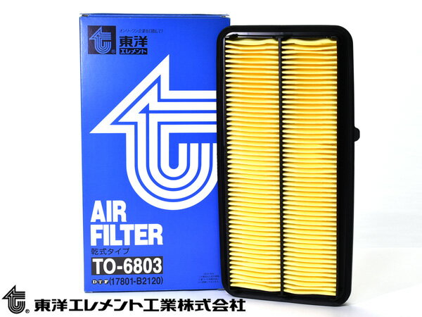 サンバー S500J JS510J エアエレメント エアー フィルター クリーナー 東洋エレメント TO-6803 H26.08～