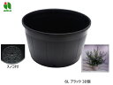 プランター カスクポット 310 6L ブラック 黒 30個セット 丸型 スノコ付 アイカ aika aika-kasc310-30 配送不可地域有 法人のみ配送 送料無料
