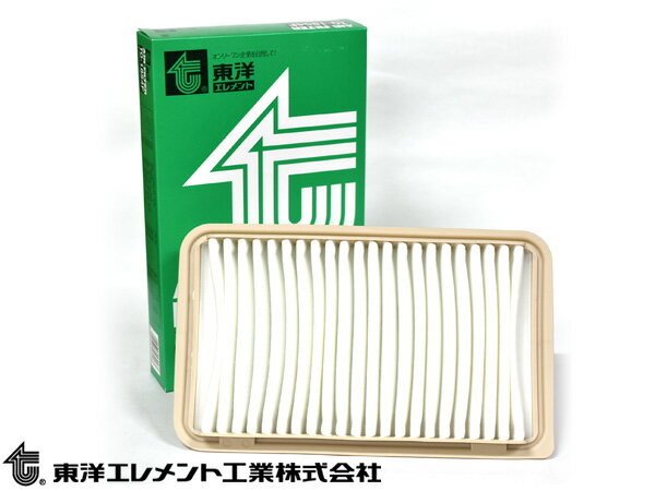 【BLACK FRIDAY期間中エントリーP5倍】エスティマ MCR40W エアエレメント エアー フィルター クリーナー 東洋エレメント TO-1854F H11.12〜H18.01