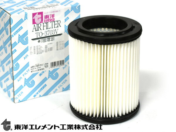 【一日限定ポイントup♪12/1限り】CR-V RD7 エアエレメント エアー フィルター クリーナー 東洋エレメント TO-3703V H16.09〜H18.10