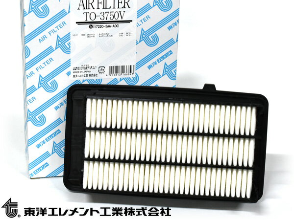 【一日限定ポイントup♪12/1限り】CR-V RW2 エアエレメント エアー フィルター クリーナー 東洋エレメント TO-3750V H30.08〜