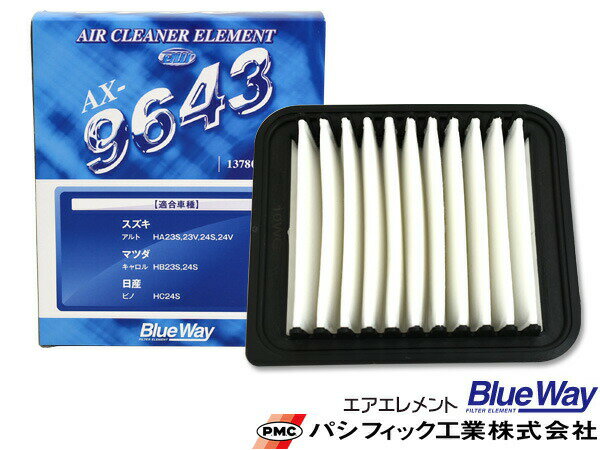 ピノ HC24S エアエレメント エアー フィルター クリーナー パシフィック工業 BlueWay AX-9643