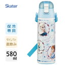 超軽量 ダイレクトステンレスボトル 580ml アナと雪の女王24 スケーター SDC6N / 水筒 ボトル 保冷専用 直飲み 子供用 キッズ用 ワンプッシュ ...