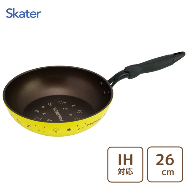 フライパン 26cm ポケットモンスター スケーター AFP26 / IH対応 ガス火対応 アルミ製 深型 ディープパ..