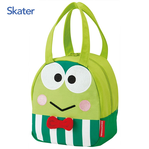 スエット素材ダイカットバッグ けろけろけろっぴ スケーター KNBD1 / 手提げ型 バッグ かばん ランチバ..