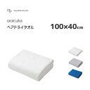 ヘアドライタオル CBジャパン カラリプラス / 100×40cm マイクロファイバー タオル 吸水 速乾 ホワイト ブルー グレー シンプル おしゃれ 無地 ...