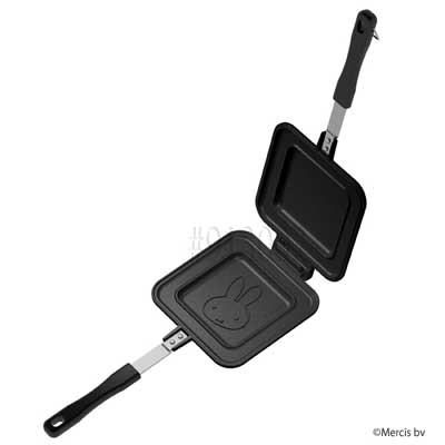 ホットサンドメーカー ミッフィー 富士ホーロー MF-11005 / ガス火専用 セパレート式 ホットサンド フッ素加工 アウトドア アルミ製 ギフト 贈り物 プレゼント キャラクター miffi うさぎ かわいい /