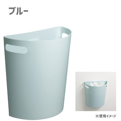 壁掛けダストボックス 9L 伊勢藤 メルナ I-525 / 日本製 ゴミ箱 分別 プラスチック製 フタなし フック付き 取っ手付き ホワイト ブルー ブラウン Meluna 便利 /