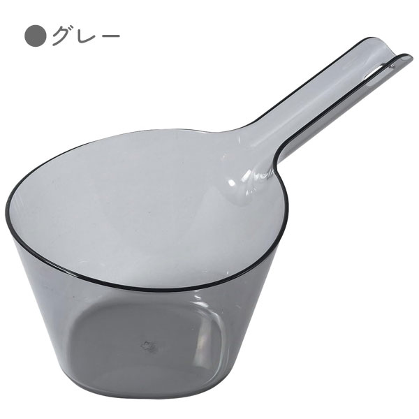 手おけ バスアクリア パール金属 / 日本製 湯おけ 湯桶 桶 取っ手付き バス用品 お風呂用品 風呂桶 クリア 透明 ブルー グレー 青 おしゃれ オシャレ シンプル /