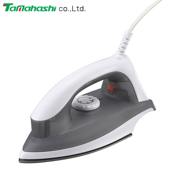 ドライアイロン タマハシ YT-105 / アイロン 低・中・高 3段階 温度設定 ダイヤル式 フッ素加工 生活家電 便利 ギフト プレゼント /