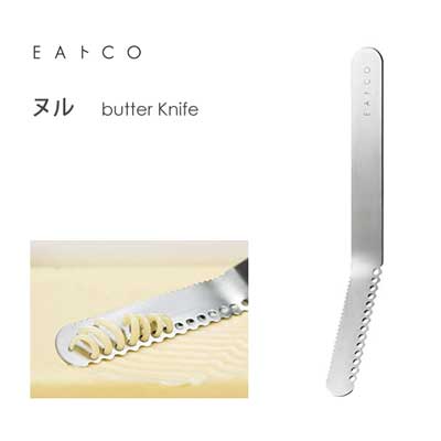 ヌル バターナイフ ヨシカワ EAトCO AS0035 / 日本製 ステンレス製 シルバー イイトコ 塗る Nulu butter Knife /