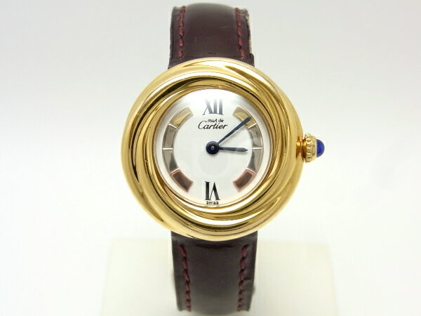 【中古】【良品】カルティエ マストトリニティ ヴェルメイユ レディース クオーツ 腕時計のサムネイル