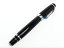 【中古品】【程度A+】【美品】モンブラン　MONTBLANC　ボールペン　ボエム　 25230 ブルー ストーンkシルバー　ブラック　箱付