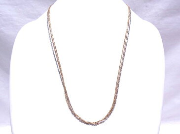Cartier カルティエ ネックレストリニティネックレス 3カラー 3連750 K18 YG/WG/PGイエローゴールド/ホワイトゴールド/ピンクゴールド【中古】【程度A-】【美品】