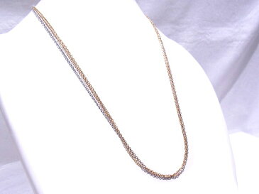 Cartier カルティエ ネックレストリニティネックレス 3カラー 3連750 K18 YG/WG/PGイエローゴールド/ホワイトゴールド/ピンクゴールド【中古】【程度A-】【美品】