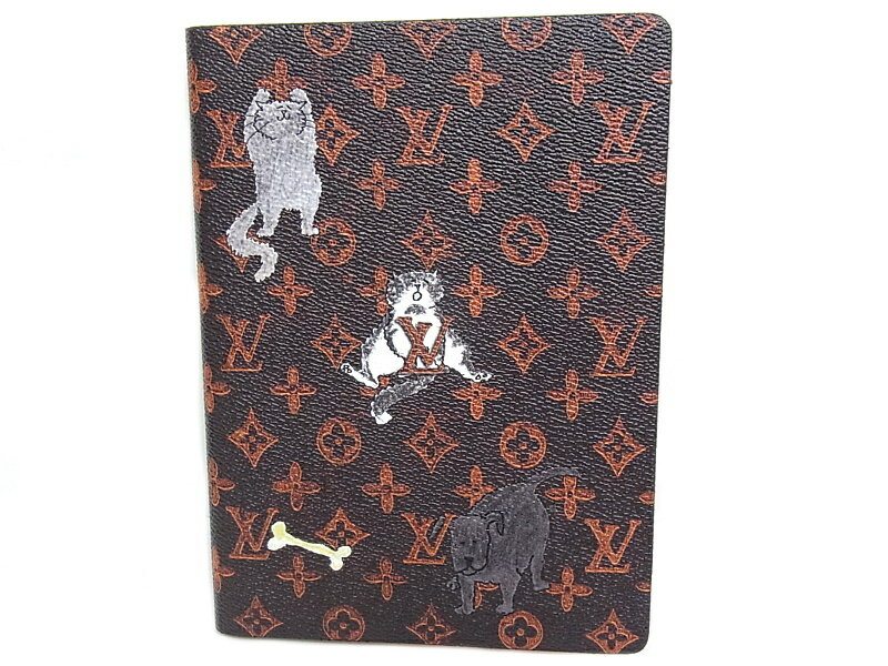 LOUIS VUITTON　ルイヴィトン　ノートブックモノグラム キャットグラム　GI0358カイエ・クレマンス メモ帳【中古品】【程度A+】【極上美品】のサムネイル