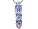 K18WG ホワイトゴールドネックレス 天然ベリルアクアマリン10.06ct ダイヤ0.16ct【中古】【程度A】【ノーブランド】
