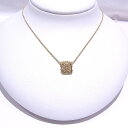 ネックレス 750 K18 YG イエローゴールドダイヤモンド 合計0.05ct デザインネックレス【中古】【程度A】【ノーブランド】